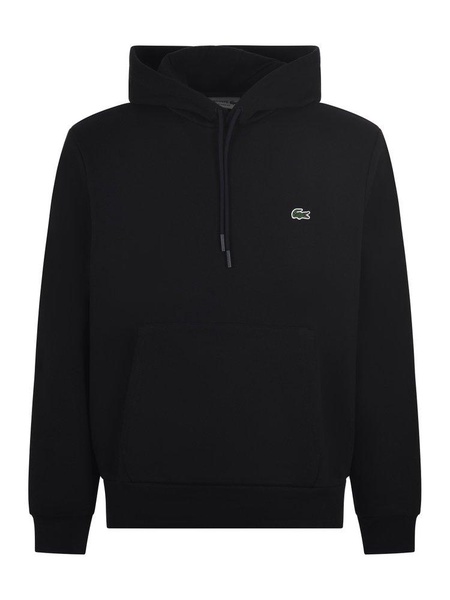 Lacoste Logo Embroidered Drawstring Hoodie