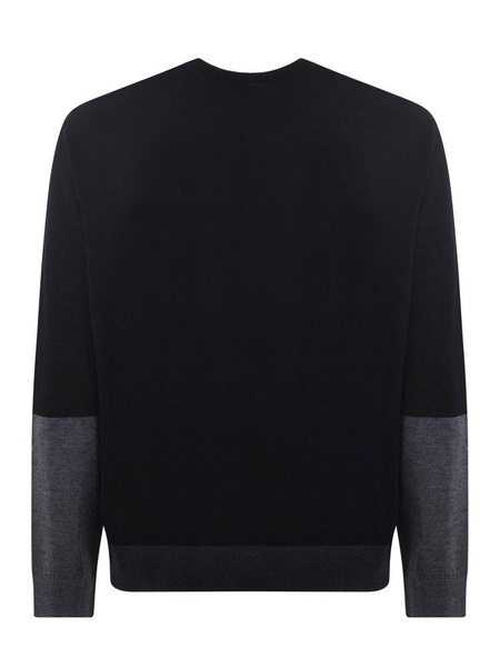 Emporio Armani Colour-Block Crewneck Jumper