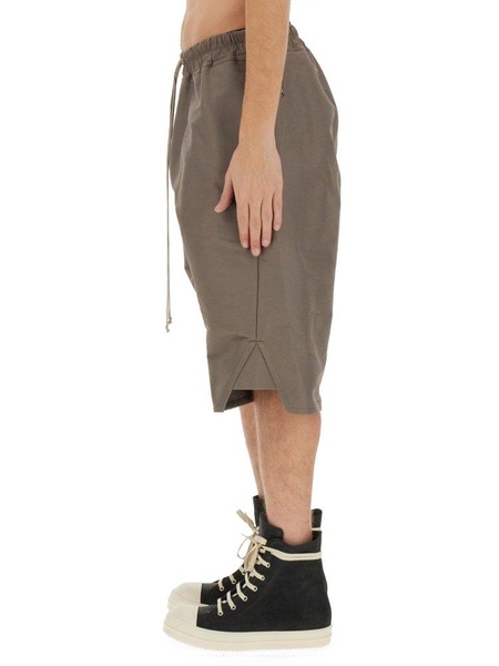 Rick Owens Elasticated Drawstring Waistband Shorts