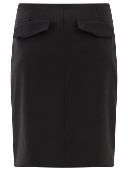 Sportmax Meris Button Detailed Wap Skirt