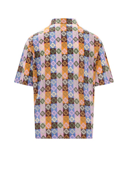 Nanushka Allover Printed Collared Button-Up Shirt