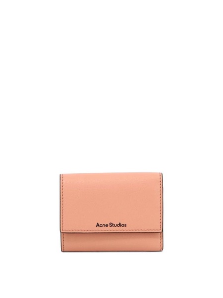 Acne Studios Logo Detailed Trifold Wallet