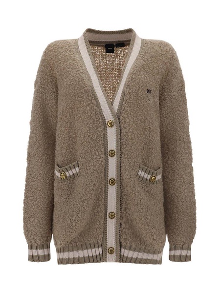 Pinko Buttoned V-Neck Cardigan