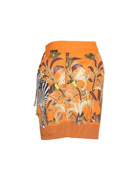 Etro Graphic Print Drawstring Swimshorts