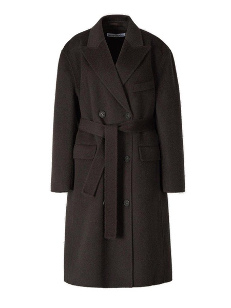 Acne Studios Double-Breasted Belted Coat