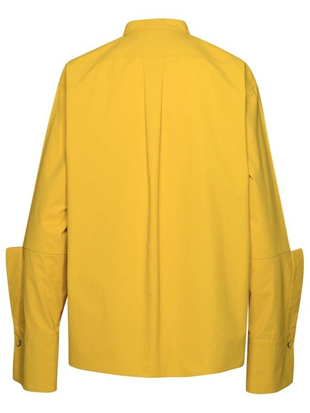 Jil Sander Mustard Cotton Shirt Woman