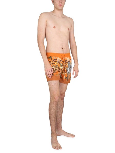 Etro Graphic Print Drawstring Swimshorts