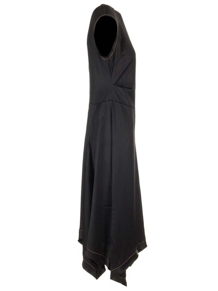 Acne Studios Sleeveless Draped Midi Dress