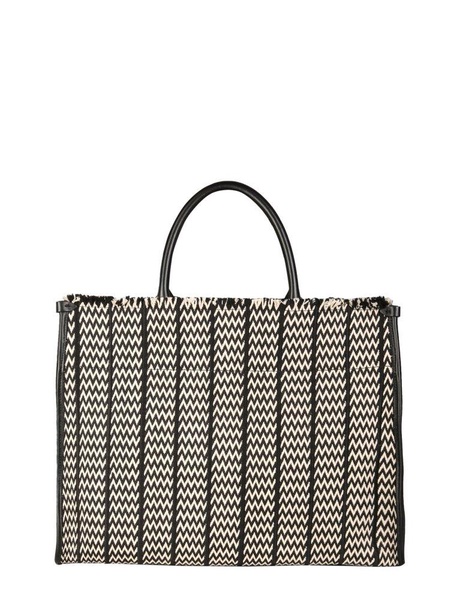 Lanvin Cabas Chevron Medium Tote Bag