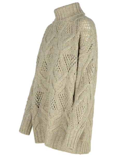 Sportmax 'Edicola' Grey Wool Blend Sweater