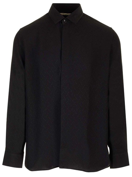 Saint Laurent Buttoned Long-Sleeved Shirt