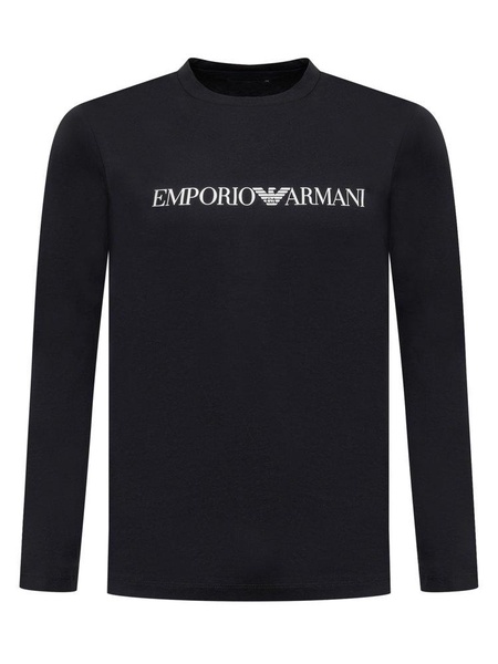 Emporio Armani Logo Printed Crewneck T-Shirt