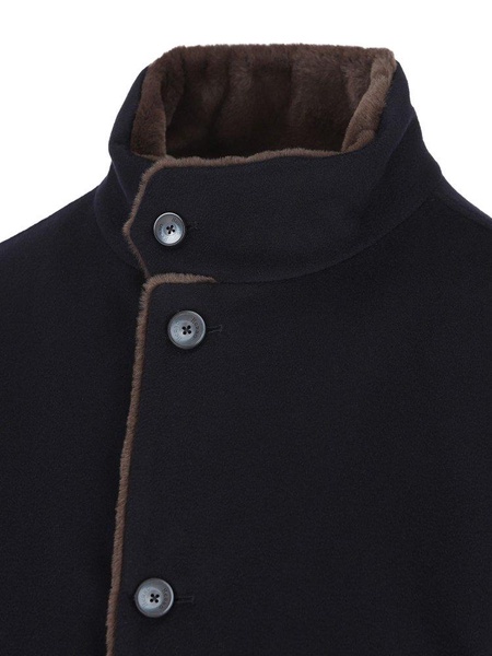 Herno High-Neck Sling Breasted Coat