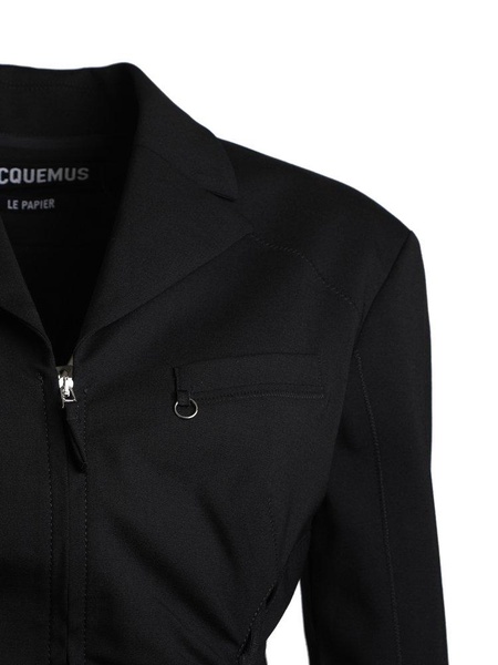 Jacquemus Neru Cut-Out Fitted Jacket