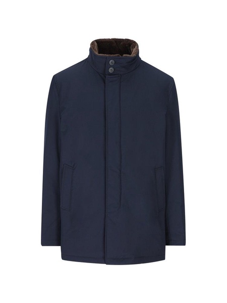 Herno High-Neck Buttoned Coat