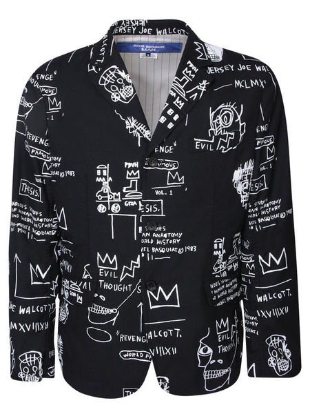 Junya Watanabe MAN X Basquiat Graphic-Printed Tailored Blazer