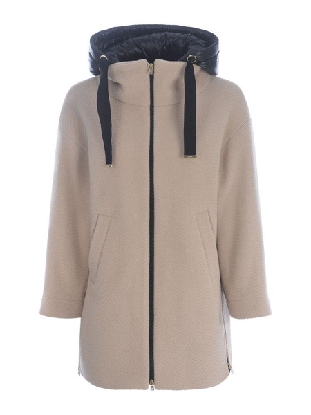 Herno Drawstring Hooded Coat