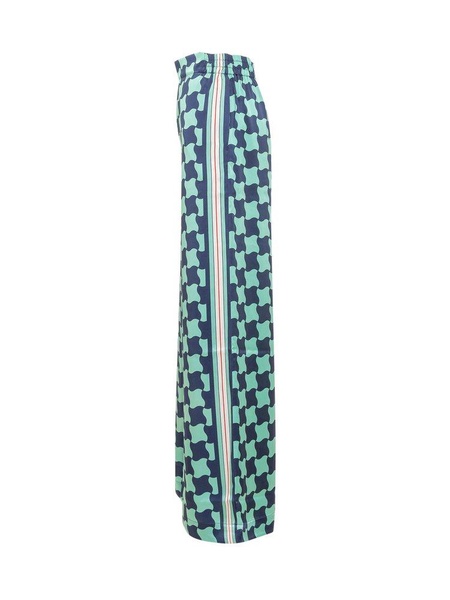 Casablanca Graphic-Printed Wide-Leg Trousers