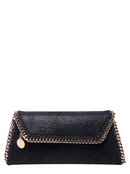 Stella McCartney Falabella Logo Charm Clutch Bag