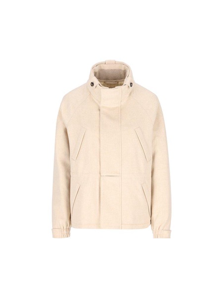 Loro Piana High-Neck Long-Sleeved Jacket