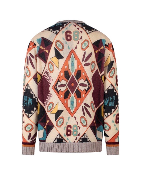 Etro Abstract Printed Crewneck Knitted Jumper