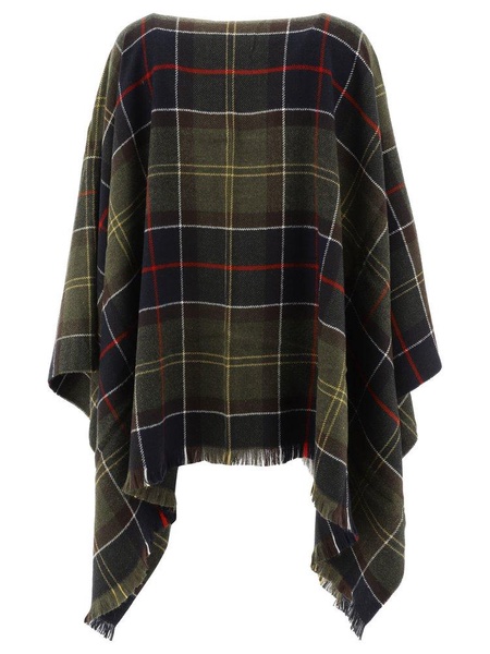 Barbour Tartan Fringed Edge Shawl