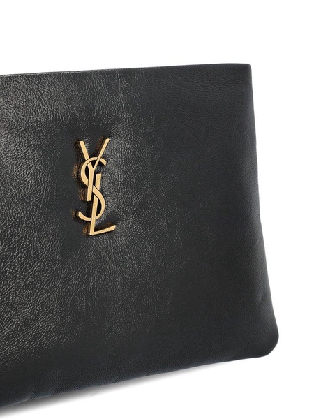 Saint Laurent Logo Plaque Clutch Bag