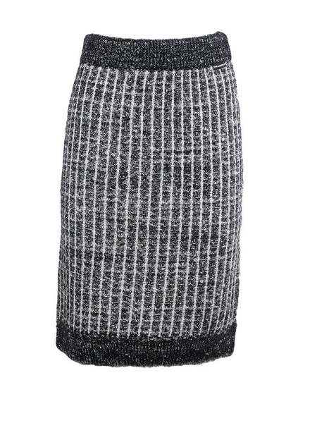 Karl Lagerfeld Tweed Knitted Mini Skirt