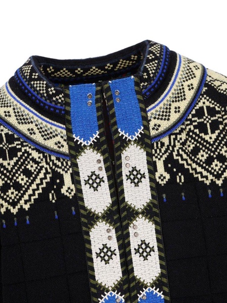 Etro Geometric Pattern Quilted Jacquard Jacket