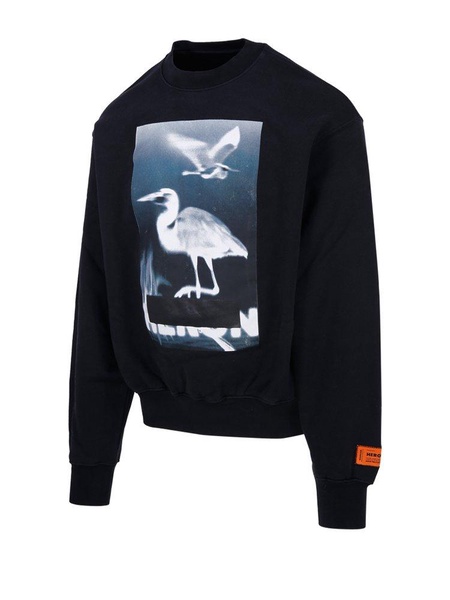 Heron Preston Graphic Printed Crewneck Sweatshirt