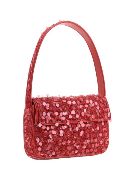 Staud Tommy Bead Embellished Shoulder Bag