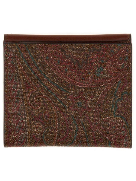 Etro Paisley Printed Wallet