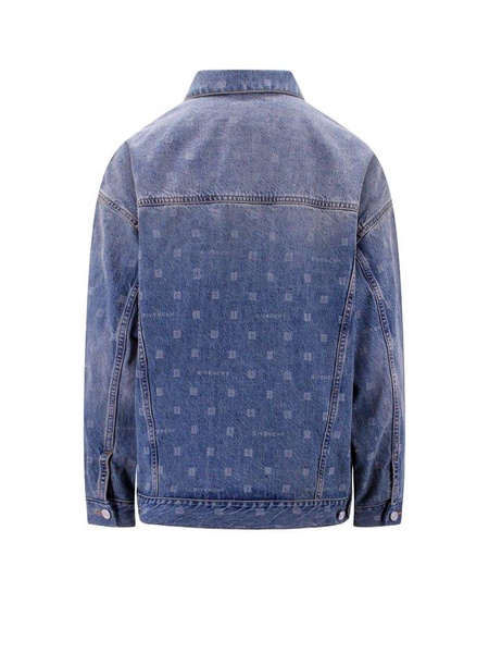 Givenchy Button-Up Oversized Denim Jacket