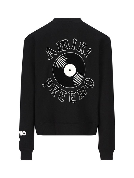 Amiri Logo Printed Crewneck Sweatshirt