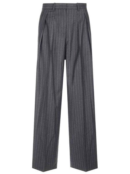 Theory Striped Pleated Trousers