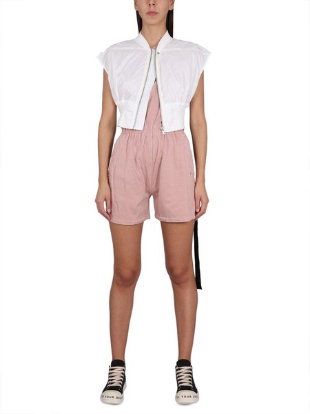 Rick Owens DRKSHDW Elasticated-Waist Zipped Sleeveless Jacket