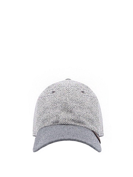 Brunello Cucinelli Herringbone Baseball Cap