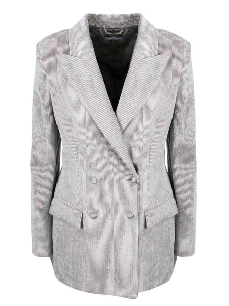 Alberta Ferretti Corduroy Tailored Blazer