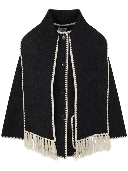 Totême Embroidered Scarf-Detailed Jacket