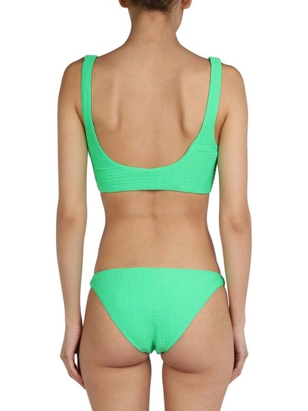 Alexander Wang Textured Logo Jersey Bikini Bottom