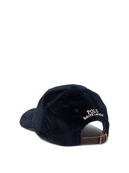 Polo Ralph Lauren Logo Embroidered Corduroy Cap