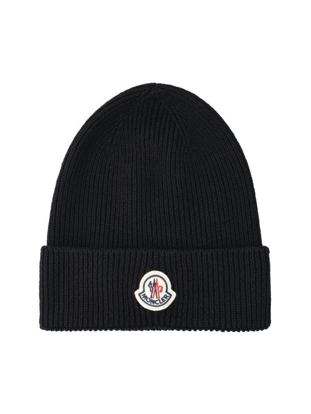 Moncler Logo Patch Beanie