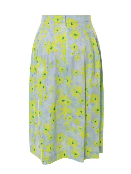 Marni Floral Printed Midi Skirt