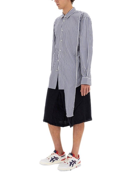 Like boys Shirt Drop-Crotch Tailored Bermuda Shorts