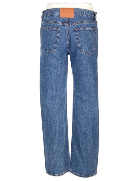 Alexander Wang Layered Low-Waisted Jeans