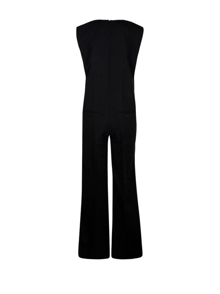 Sportmax V-Neck Sleeveless Jumpsuit