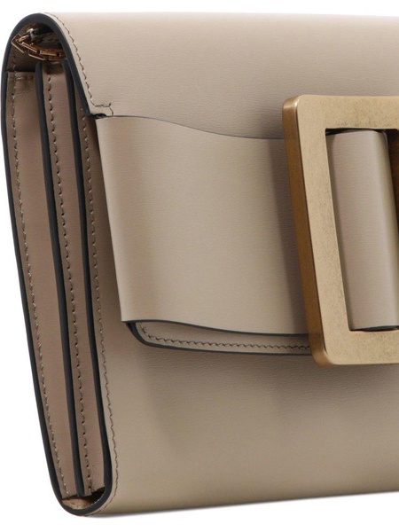 Boyy Buckle-Detailed Foldover Top Crossbody Bag