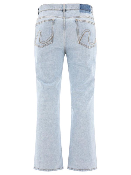 Erl Flared-Leg Distressed Jeans