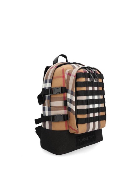 Burberry Rockford Checked Zipped Backpack