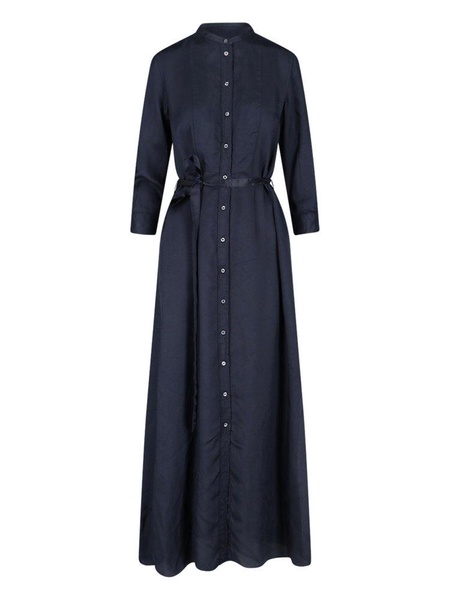 Aspesi Pleated Buttoned Midi Dress